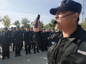 山東沾化現(xiàn)威武保安大軍 身手敏捷喊聲震天